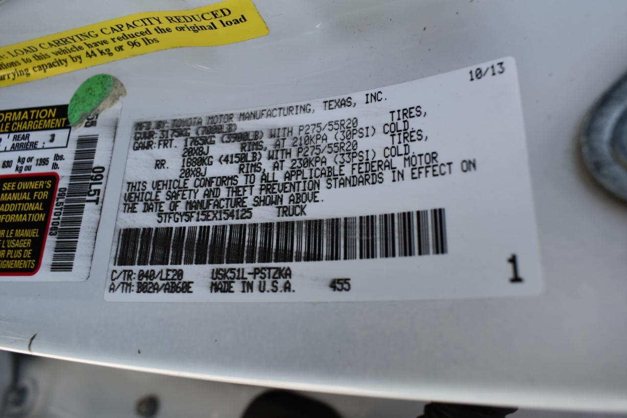 Toyota Tundra Platinum CrewMax 5.7L 2WD 2014