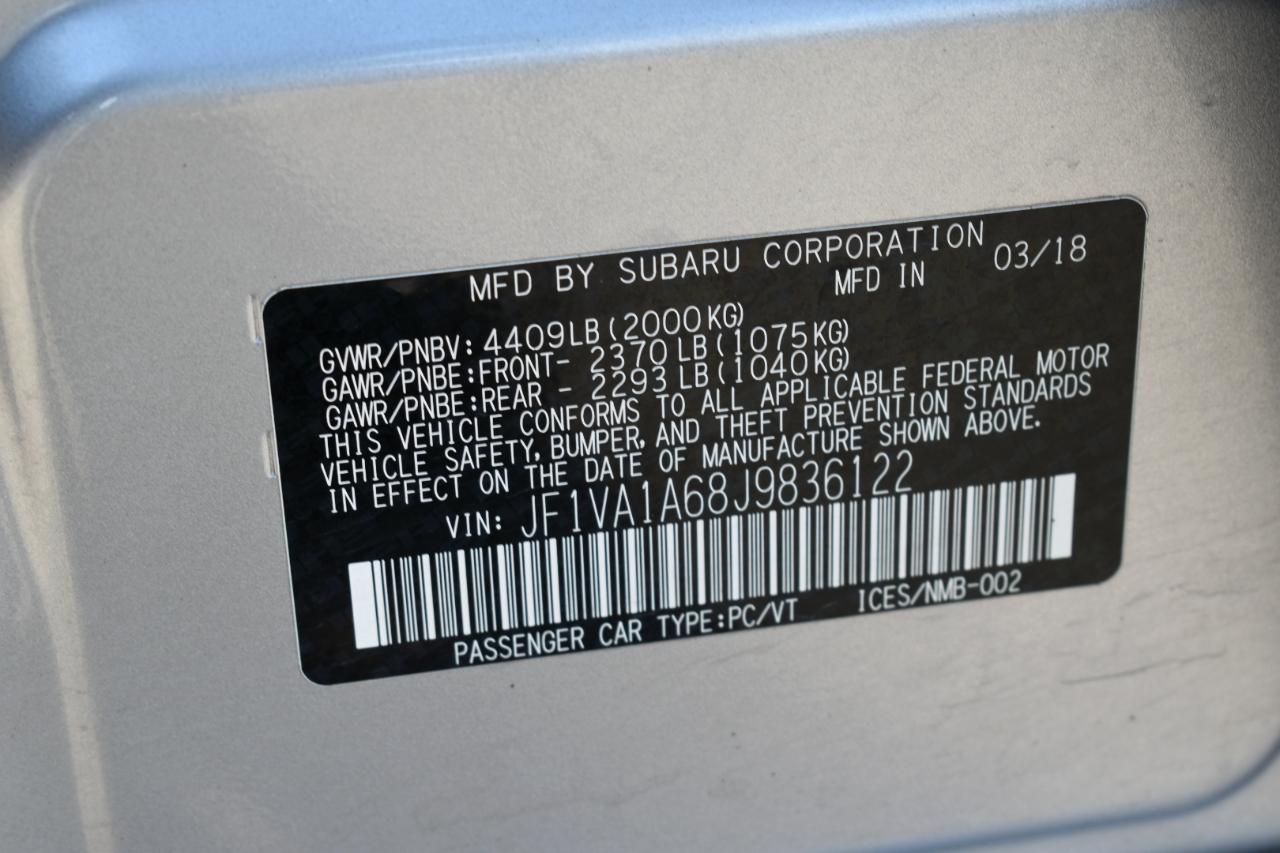Subaru WRX 4dr Sdn Man 2018