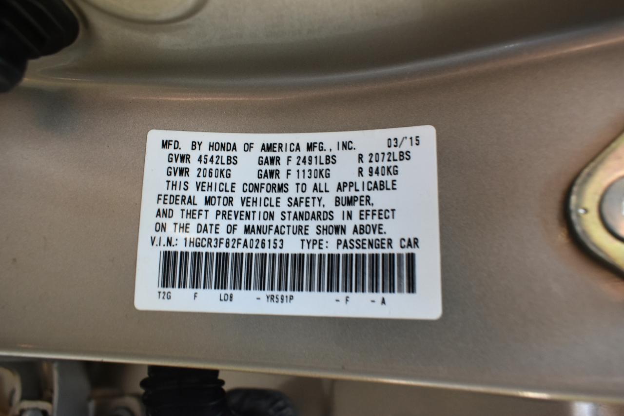 Honda Accord EX-L V6 Sedan AT 2015