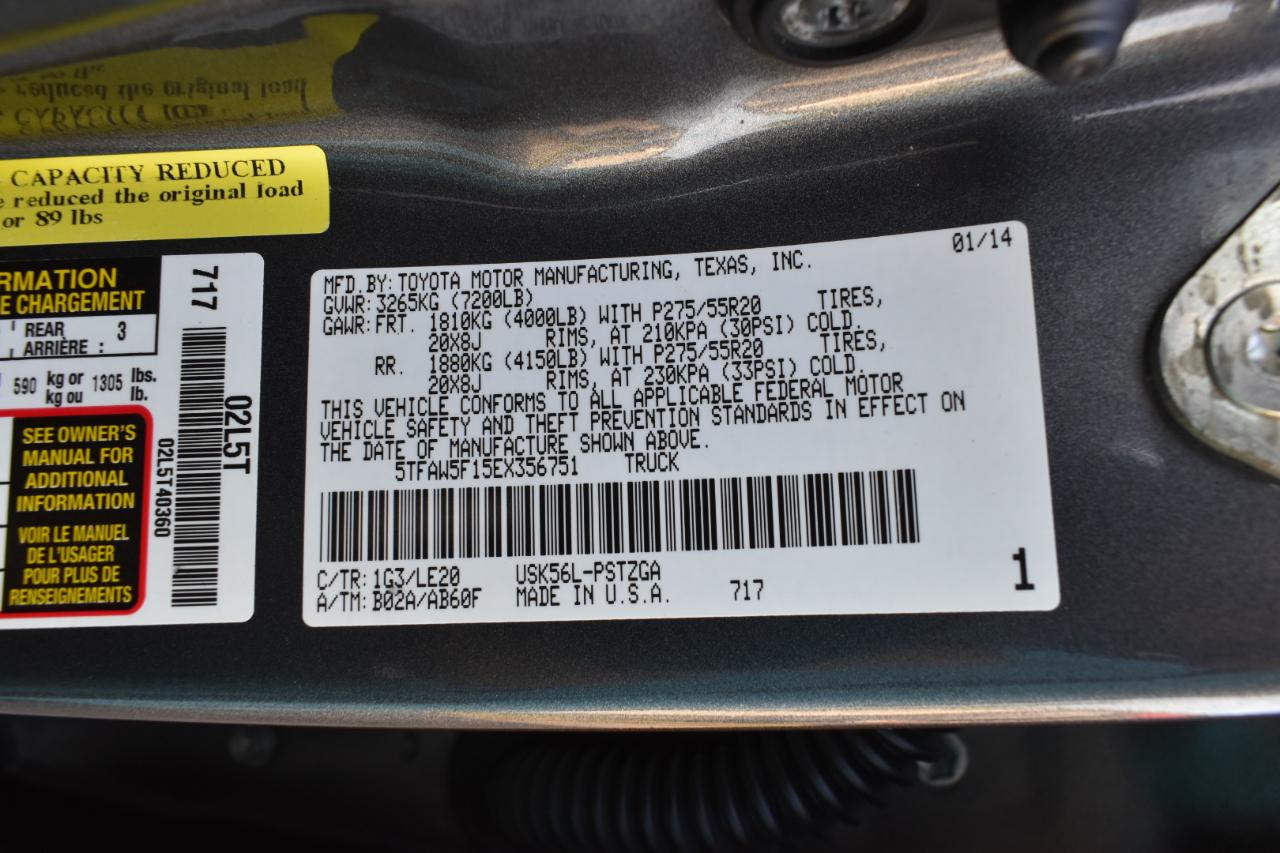 Toyota Tundra Platinum CrewMax 5.7L FFV 4WD 2014