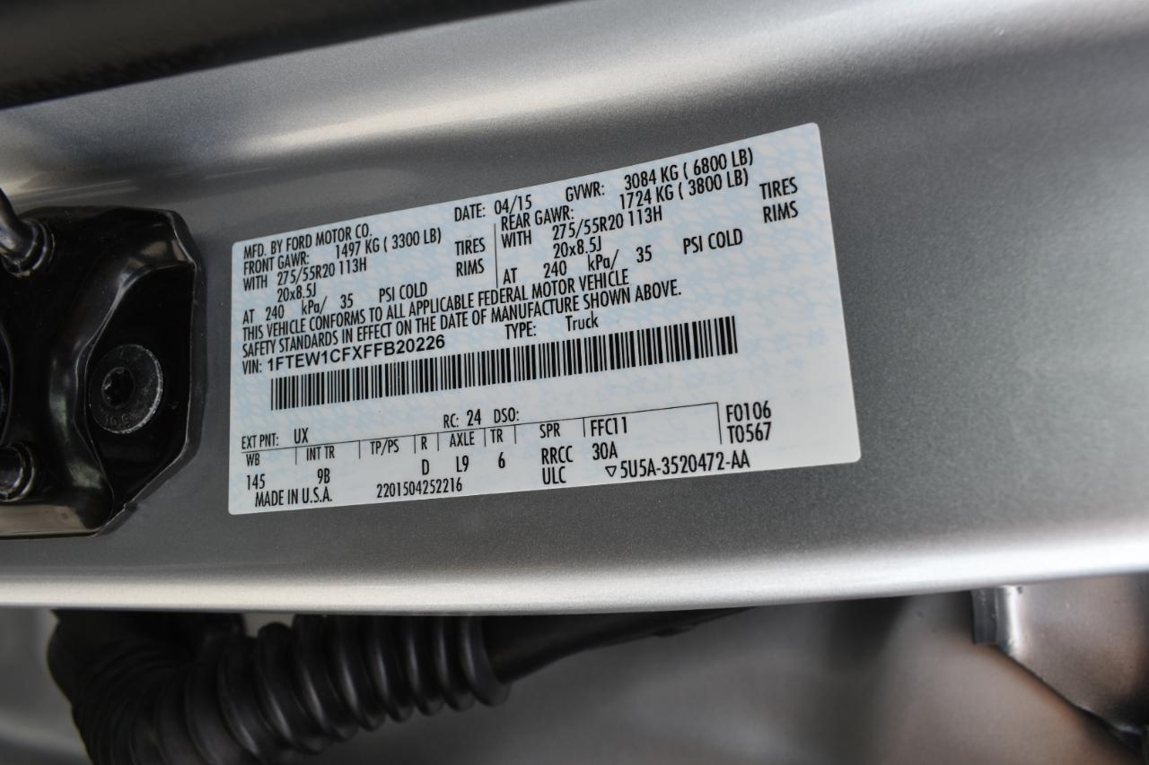 Ford F-150 Platinum SuperCrew 5.5-ft. Bed 2WD 2015