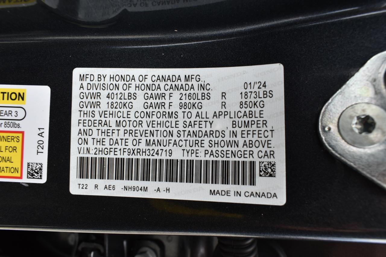 Honda Civic Touring Sedan CVT 2024