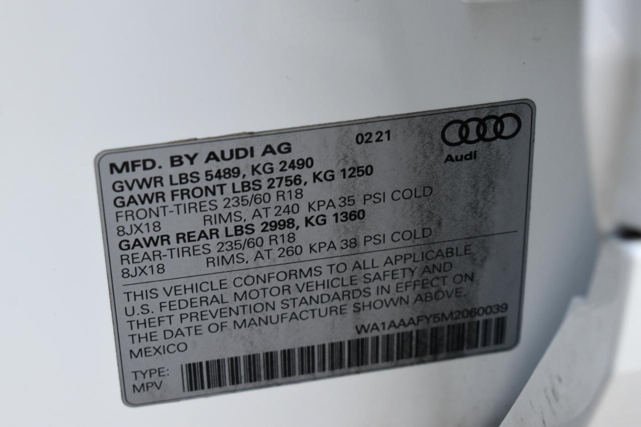 Audi Q5 2.0T Premium quattro 2021