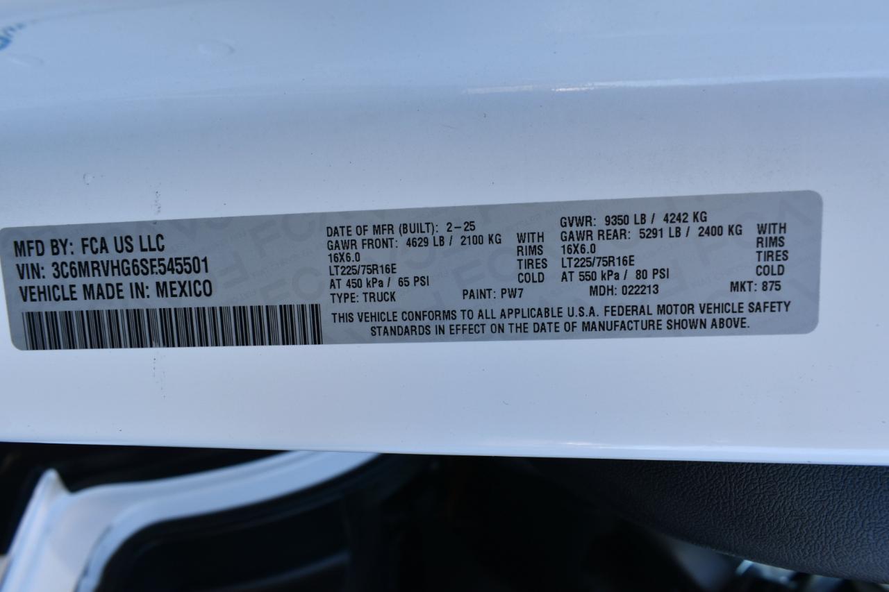 RAM Promaster 3500 High Roof 159-in. WB 2025