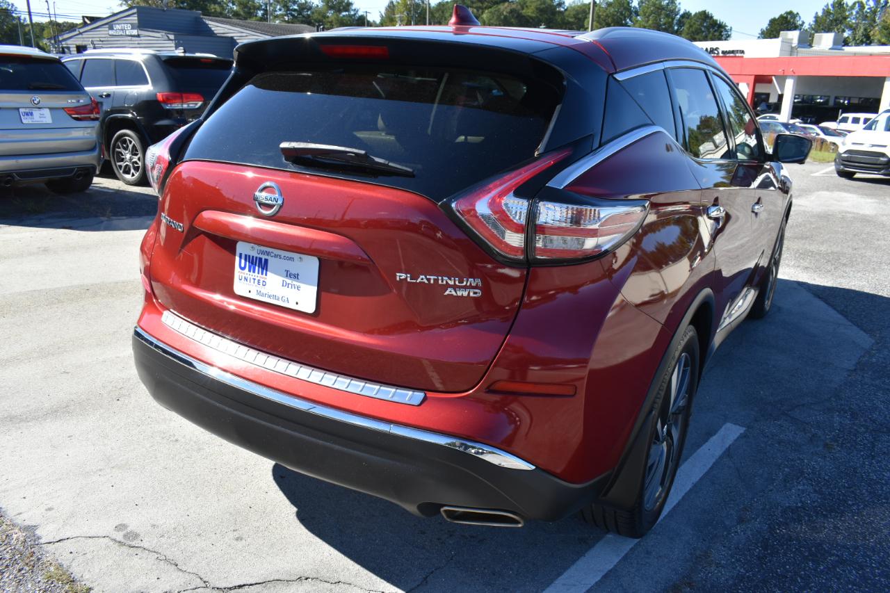 Nissan Murano Platinum AWD 2018