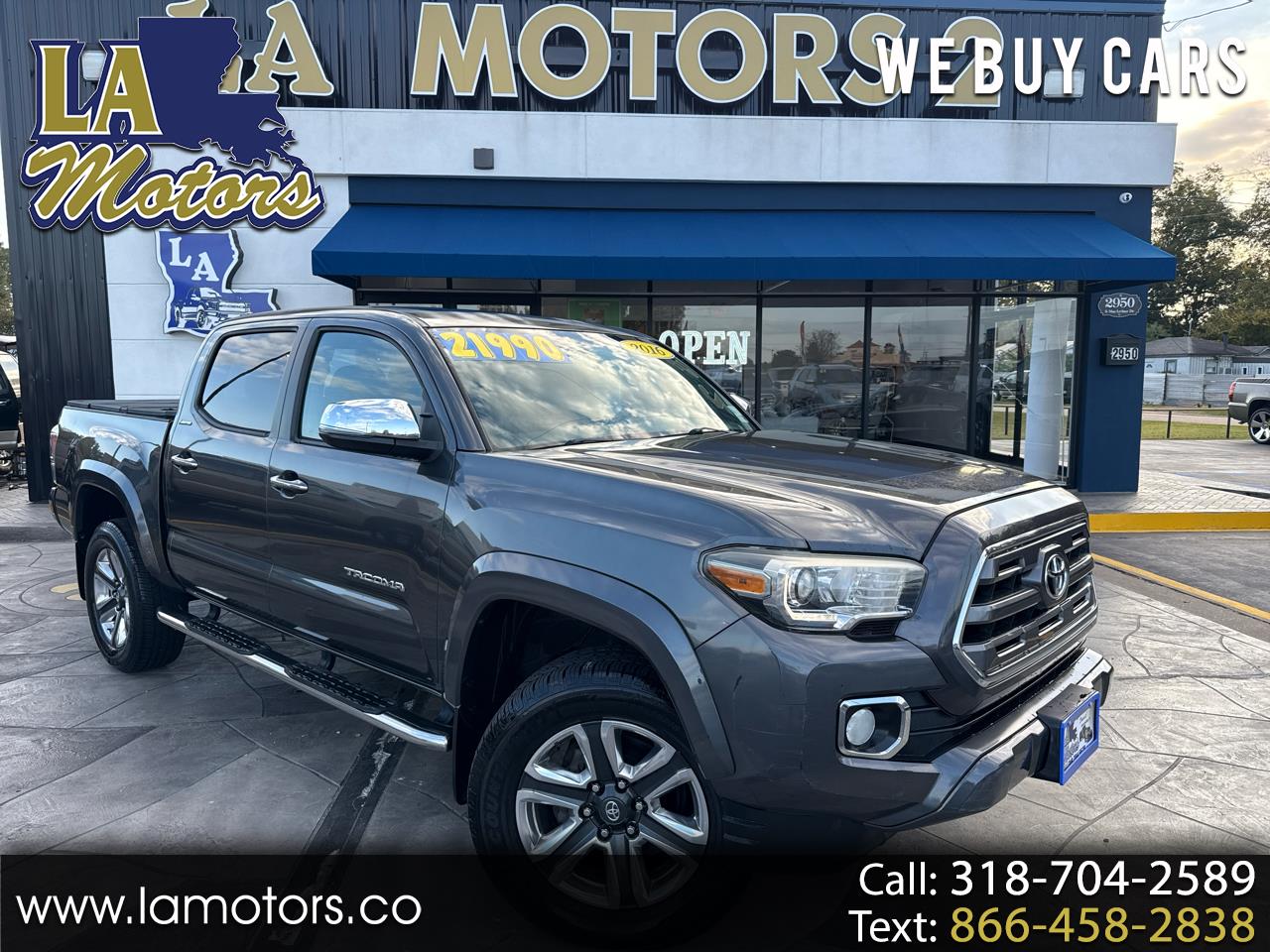 2016 Toyota Tacoma Limited Double Cab V6 6AT 2WD