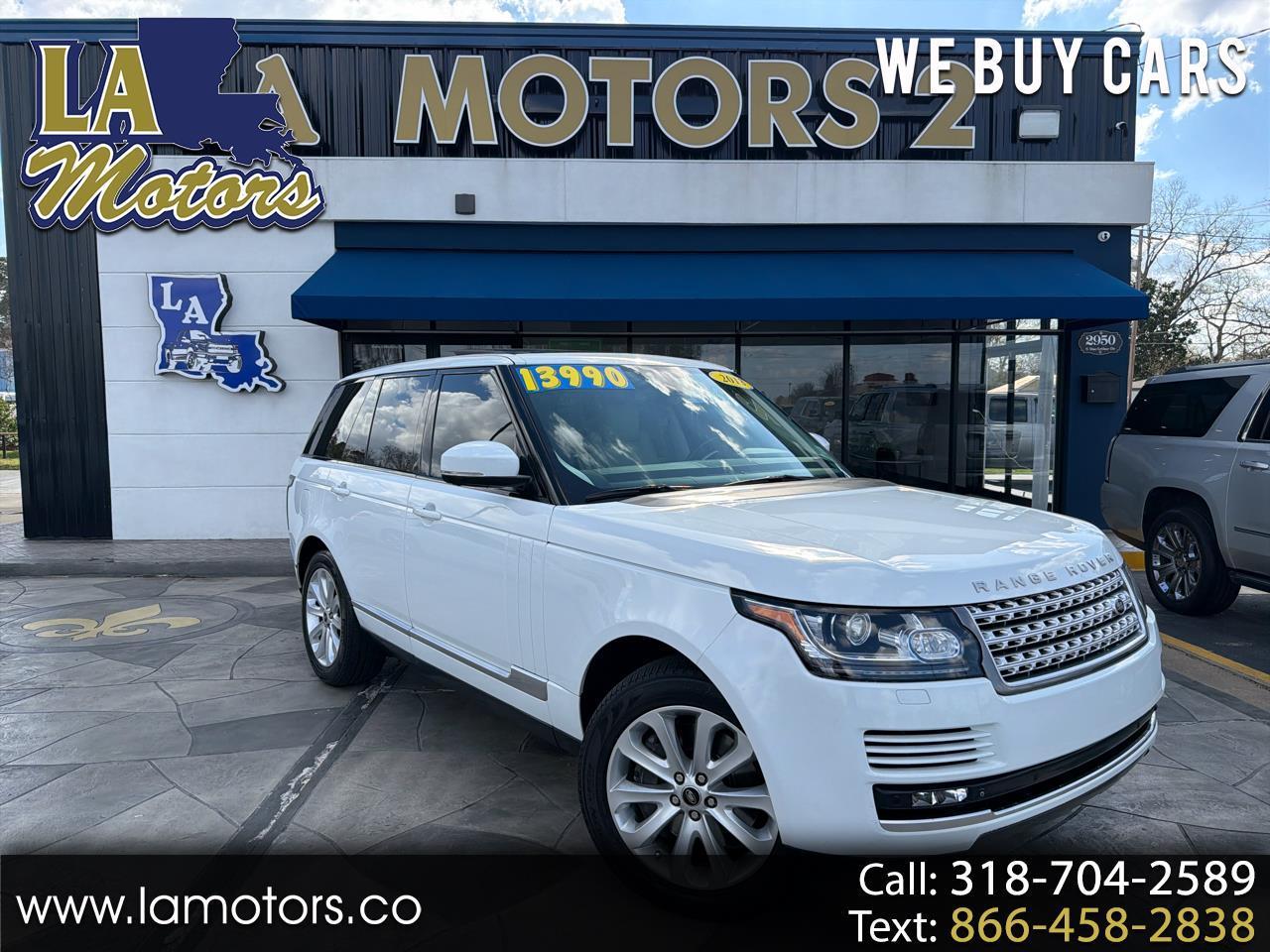 2013 Land Rover Range Rover HSE