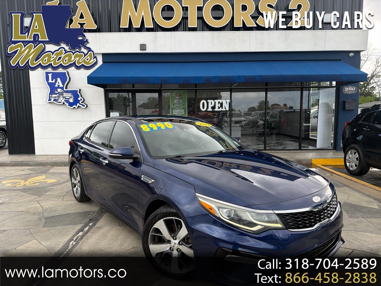 2019 Kia Optima S 4D Sedan