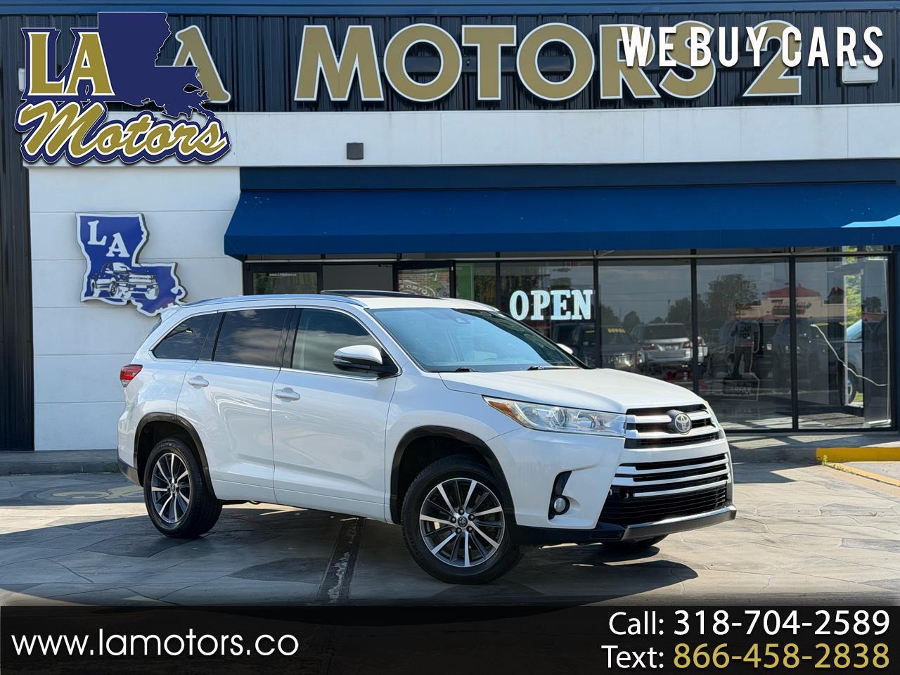 Toyota Highlander XLE 4D SUV FWD 2017