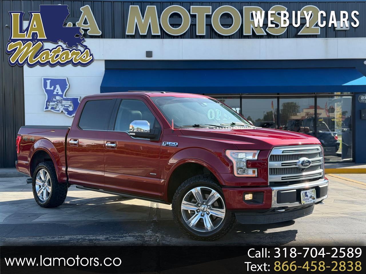 2015 Ford F-150 Platinum SuperCrew 4WD