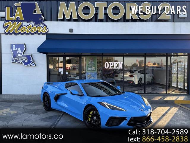 Blue 2020 Chevrolet Corvette Coupe Rear-Wheel Drive Automatic