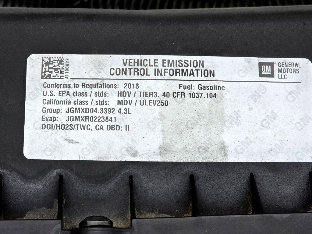 Chevrolet Express 2500 Cargo 2018 Chevrolet Express 2500 Cargo 2018