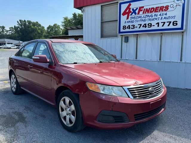 Red 2009 Kia Optima Sedan Front-Wheel Drive Automatic