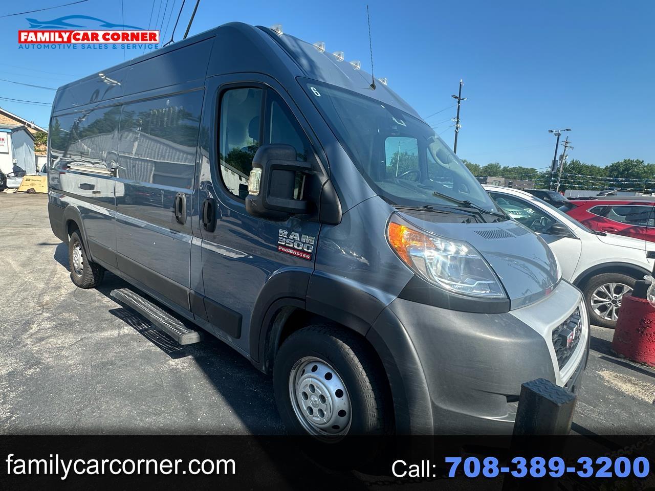 2019 RAM Promaster 3500 High Roof w/Extended Length