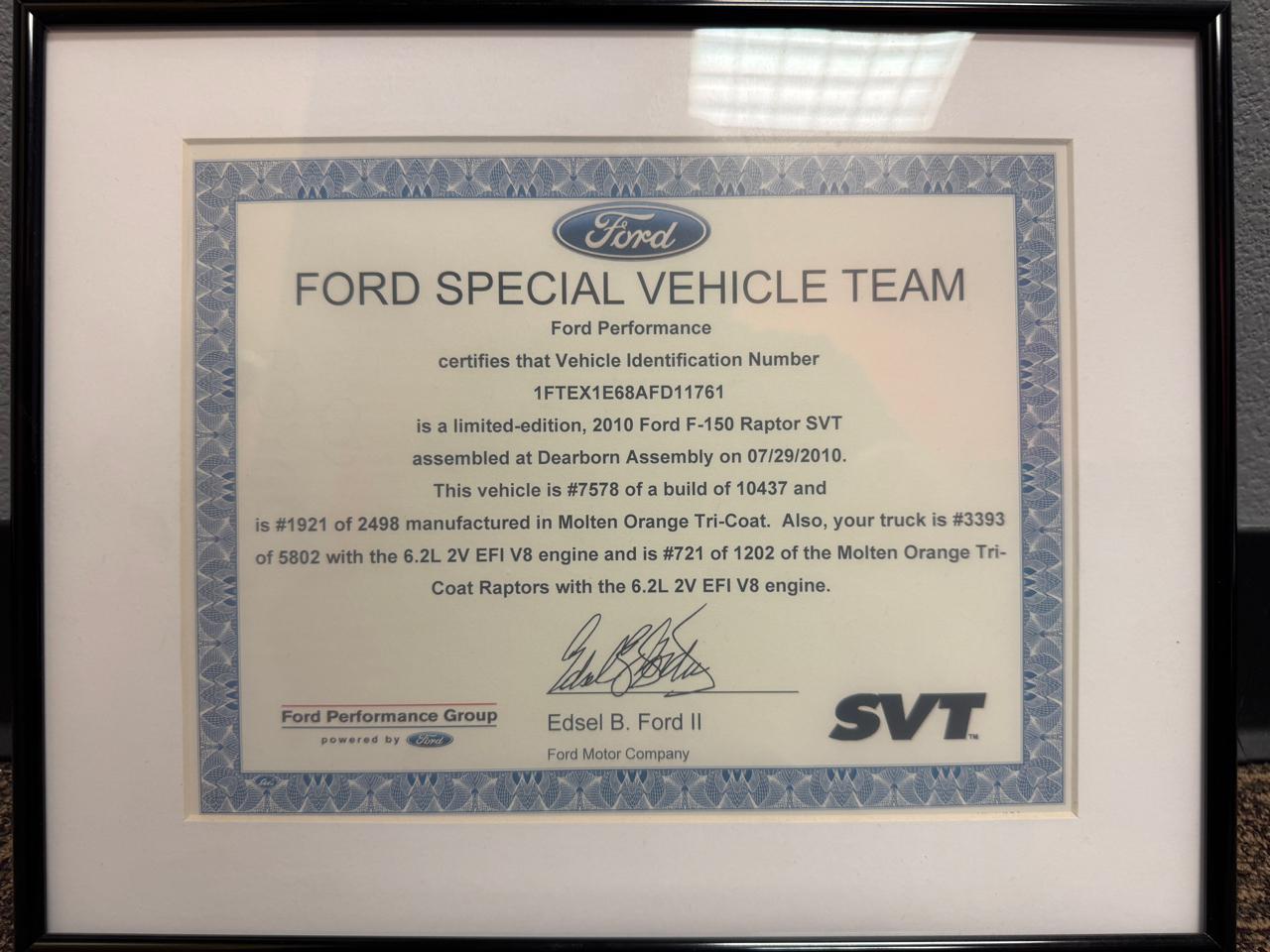 Ford F150 Raptor 2010