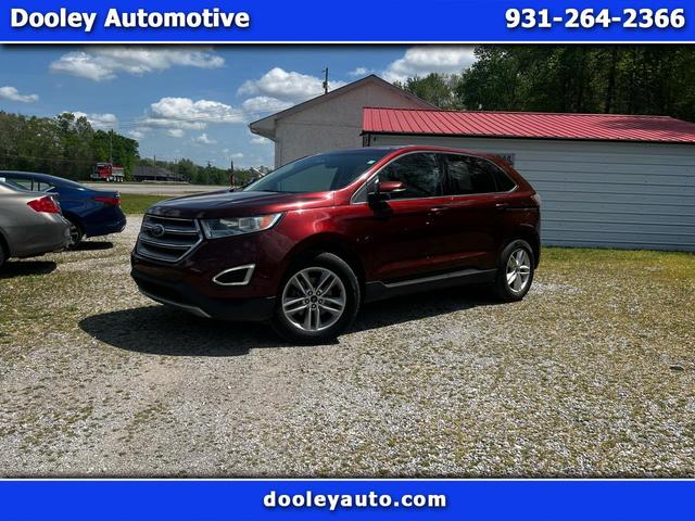 Red 2016 Ford Edge SEL SUV / Crossover Front-Wheel Drive Automatic