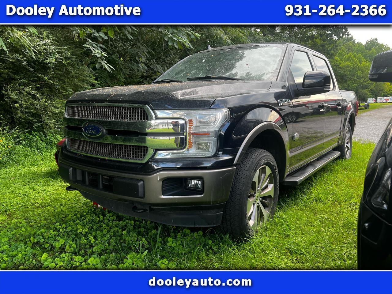 Black 2019 Ford F-150 Pickup Truck Four-Wheel Drive Automatic