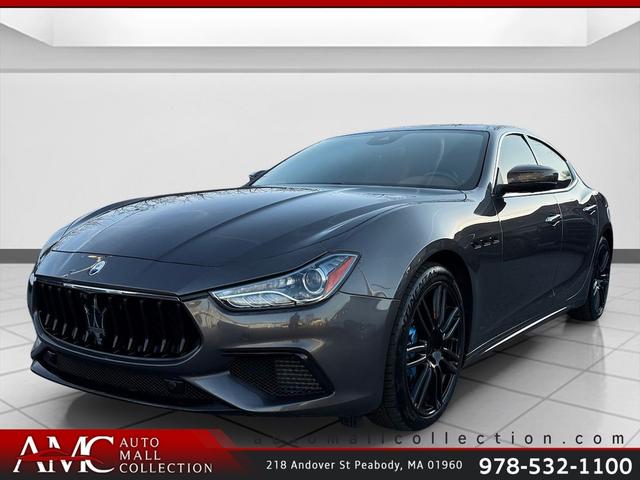 Gray 2022 Maserati Ghibli Modena RWD Sedan Rear-Wheel Drive 8-Speed Automatic
