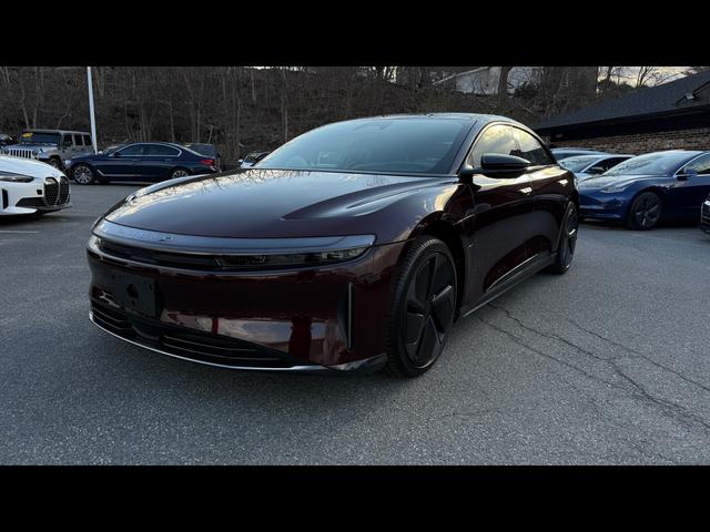 Red 2024 Lucid Air Touring AWD Sedan All-Wheel Drive Automatic