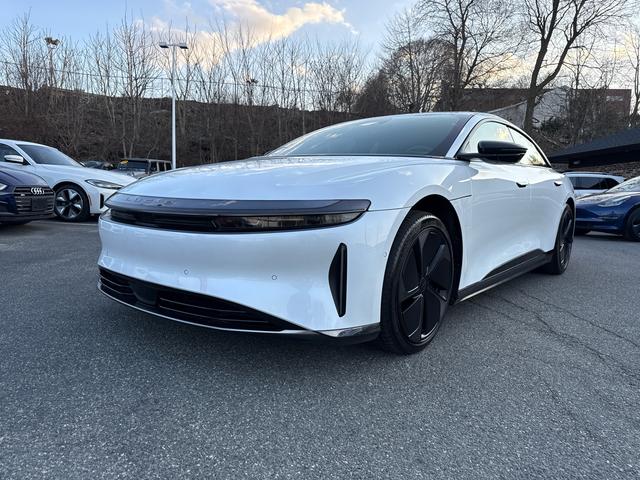 White 2024 Lucid Air Touring AWD Sedan All-Wheel Drive Automatic