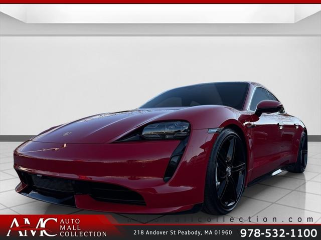 Red 2021 Porsche Taycan 4S AWD Sedan All-Wheel Drive Automatic