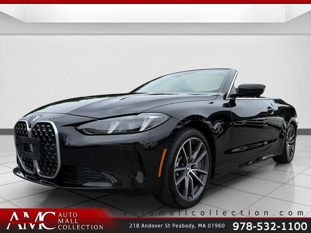 Black 2025 BMW 4 Series Convertible All-Wheel Drive