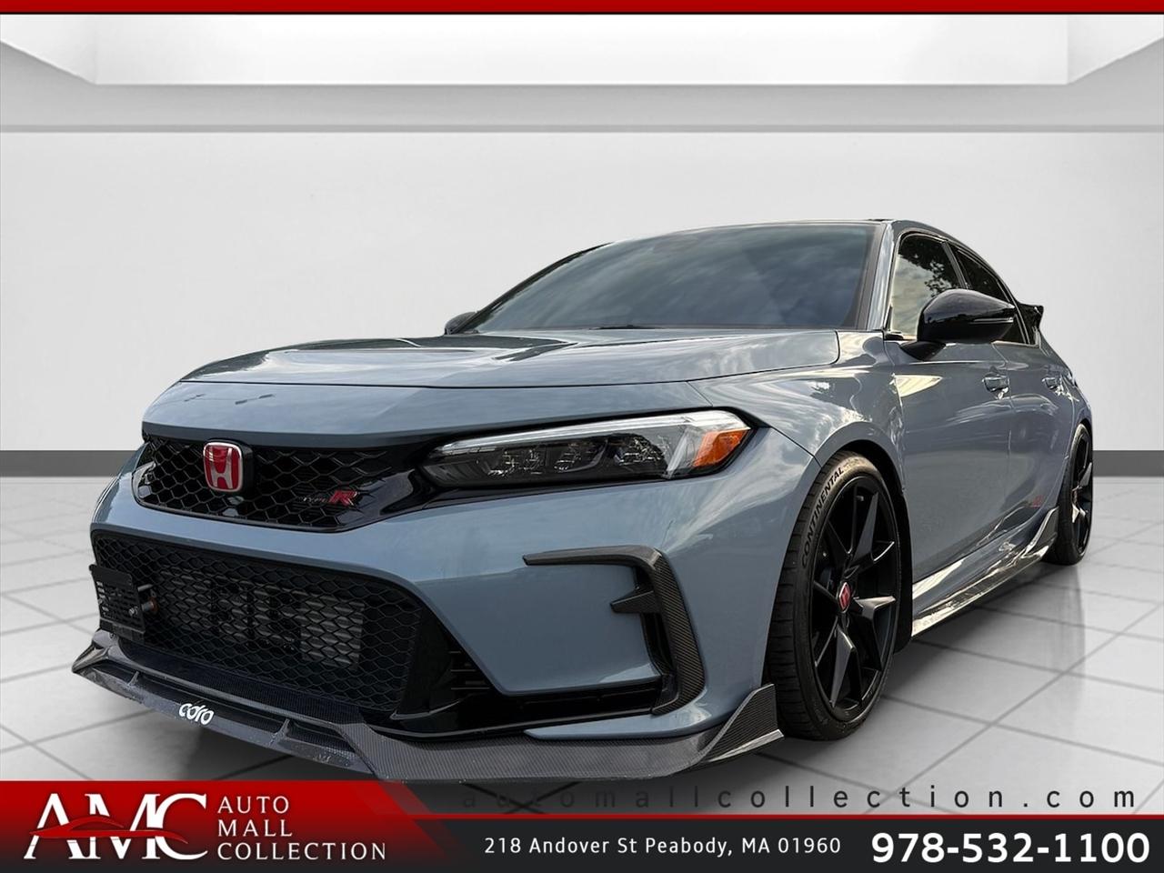 Gray 2024 Honda Civic Type R Hatchback Front-Wheel Drive 6-Speed Manual