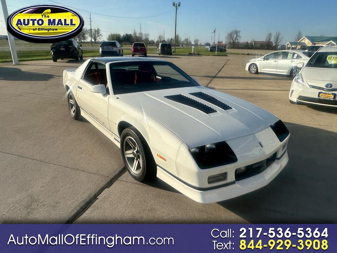 1986 Chevrolet Camaro 2dr Coupe IROC Z