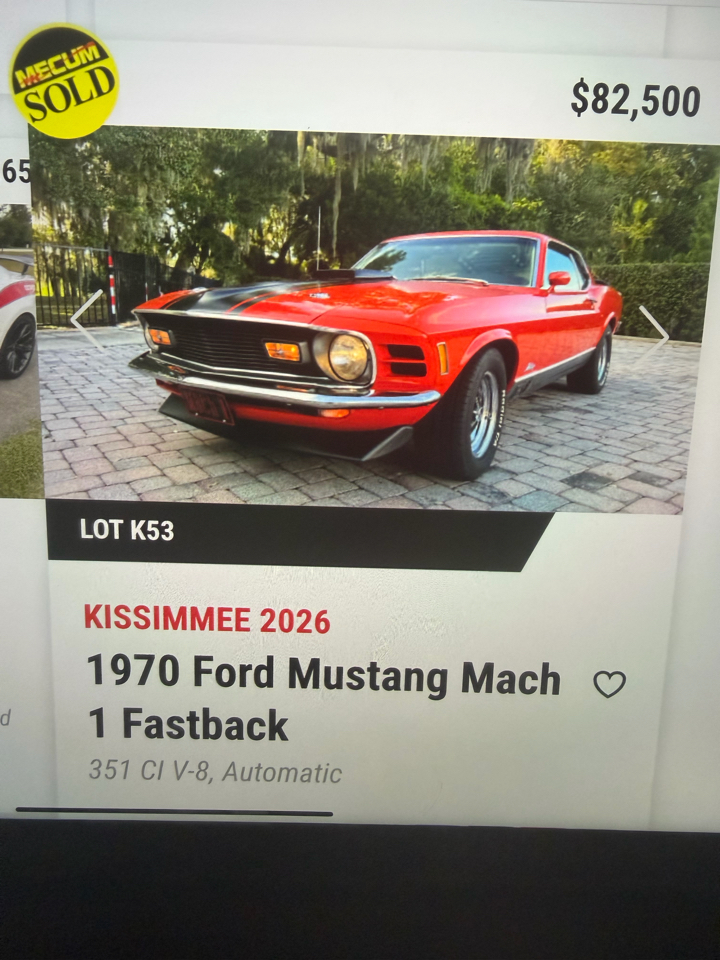 Ford Mustang Fastback  1970