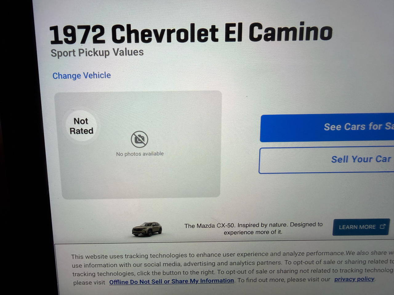 Chevrolet El Camino SS 1972