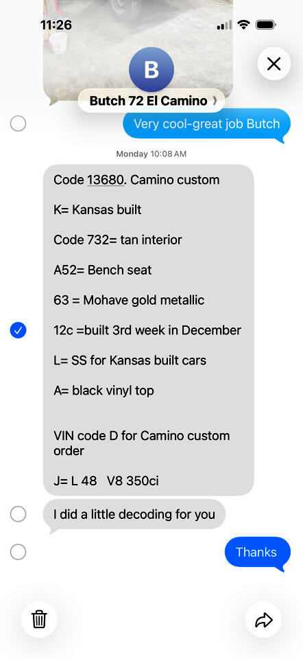 Chevrolet El Camino SS 1972