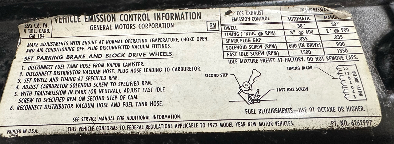 Chevrolet El Camino SS 1972