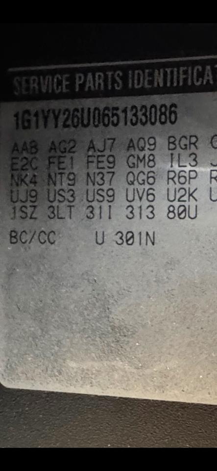 Chevrolet Corvette 2dr Cpe 2006