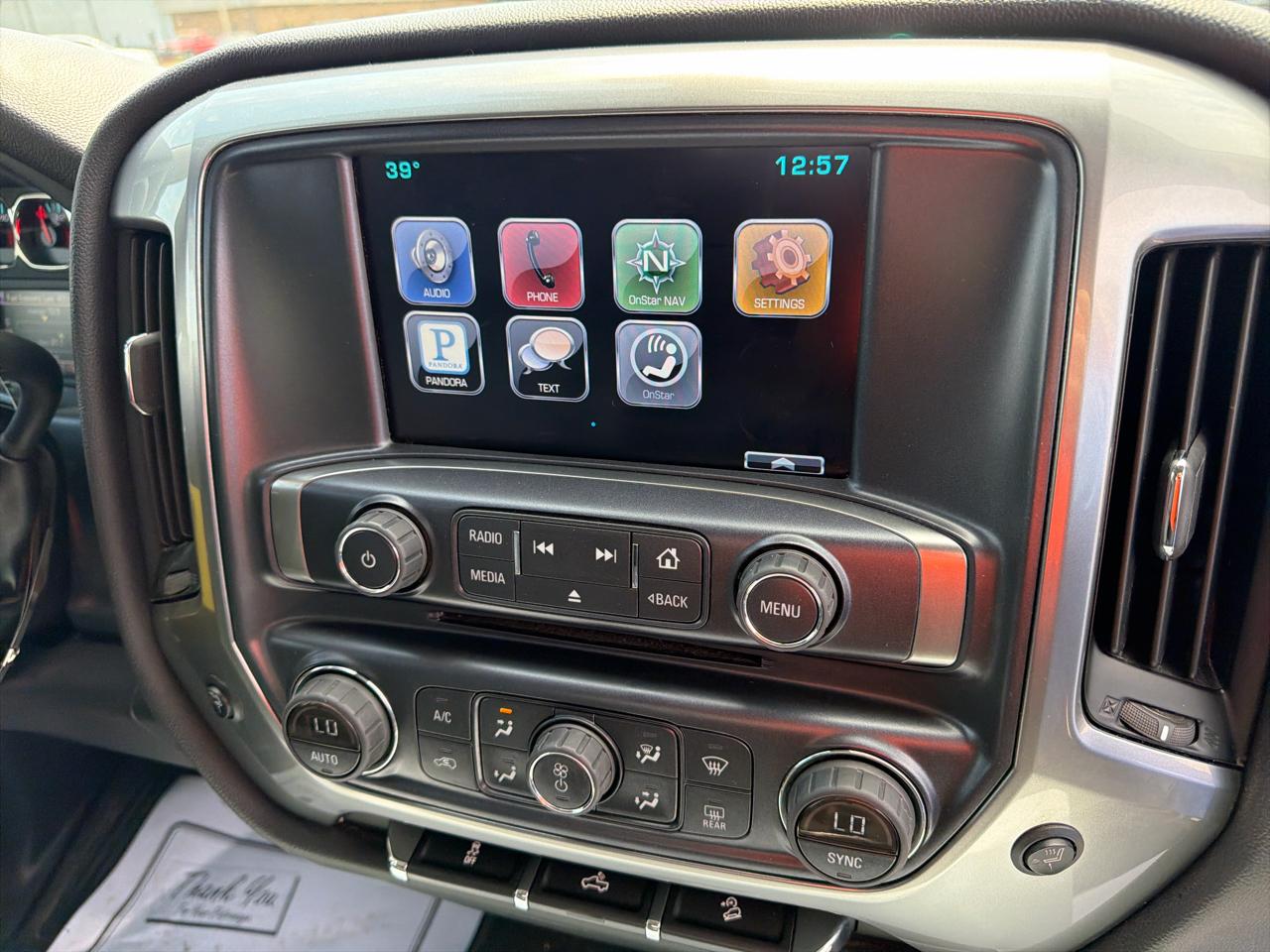 Chevrolet Silverado 1500 4WD Double Cab 143.5" LT w/2LT 2016