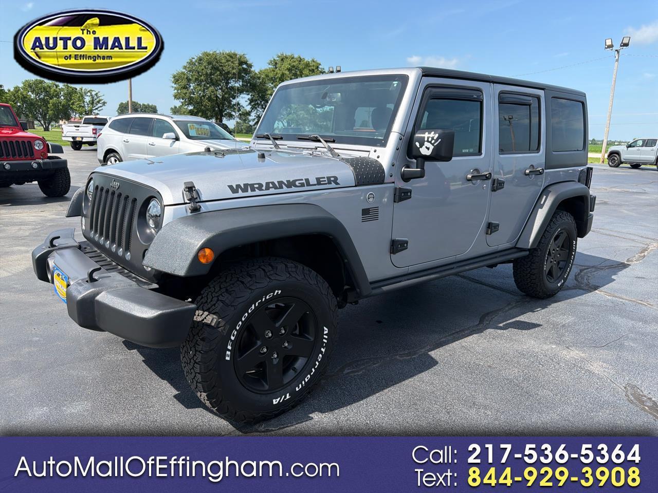 Jeep Wrangler Unlimited 4WD 4dr Black Bear *Ltd Avail* 2016