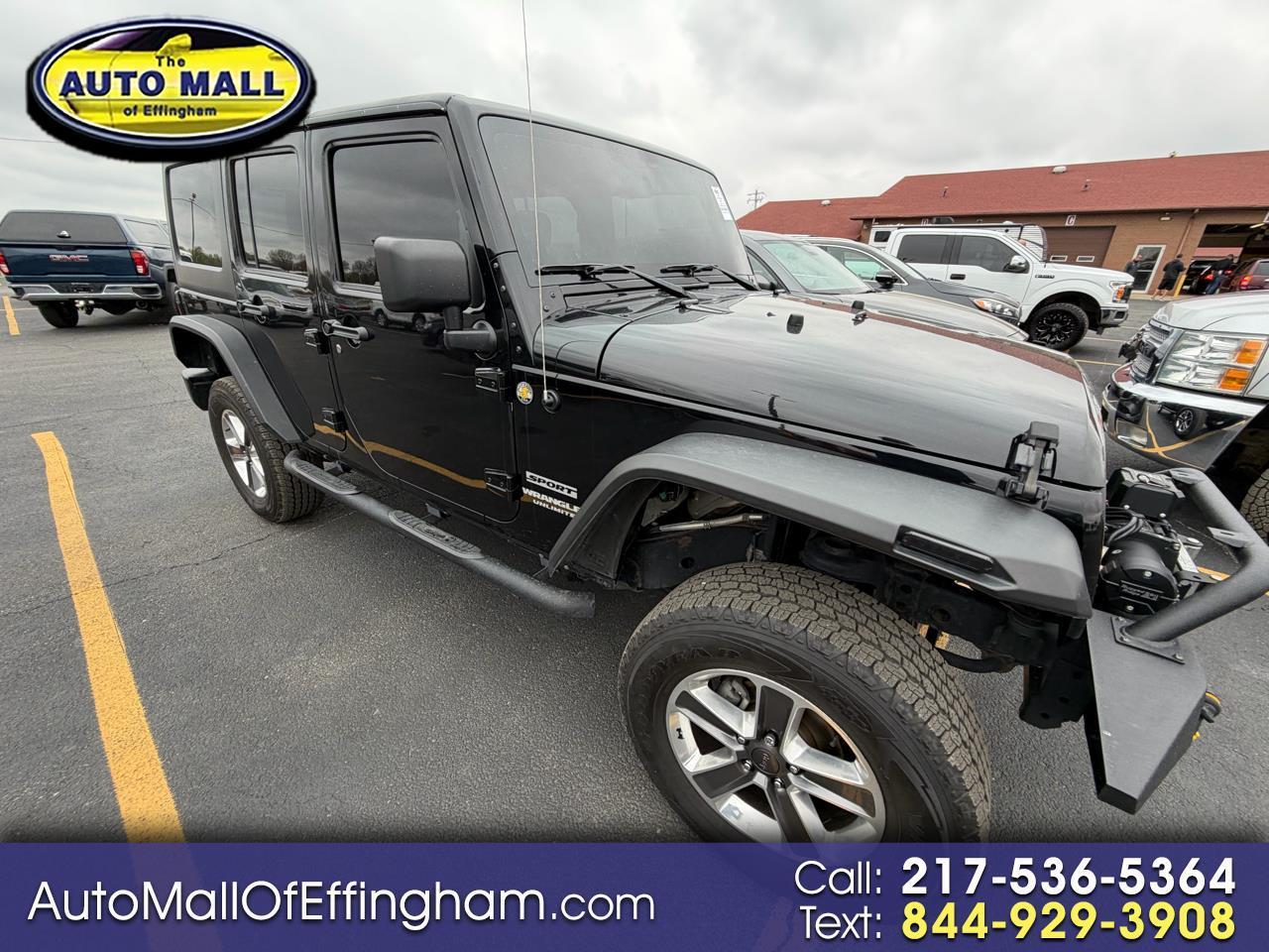 Jeep Wrangler Unlimited 4WD 4dr Sport 2013