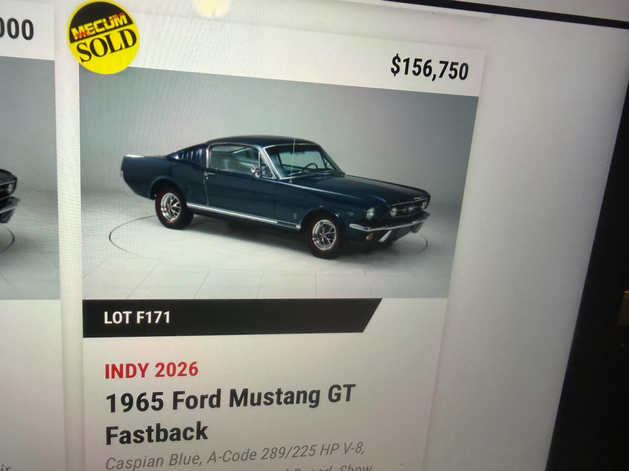Ford Mustang  1965