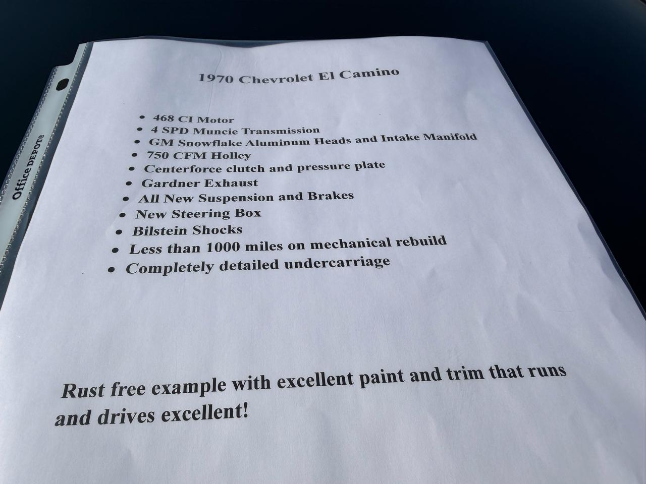 Chevrolet El Camino  1970