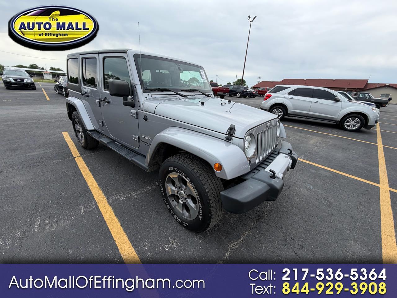 2018 Jeep Wrangler JK Unlimited Sahara 4x4