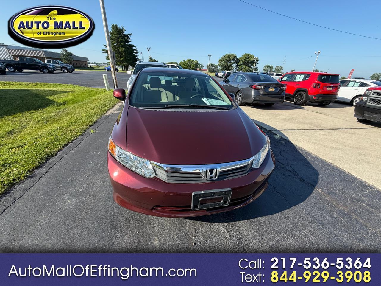 2012 Honda Civic Sdn 4dr Auto LX