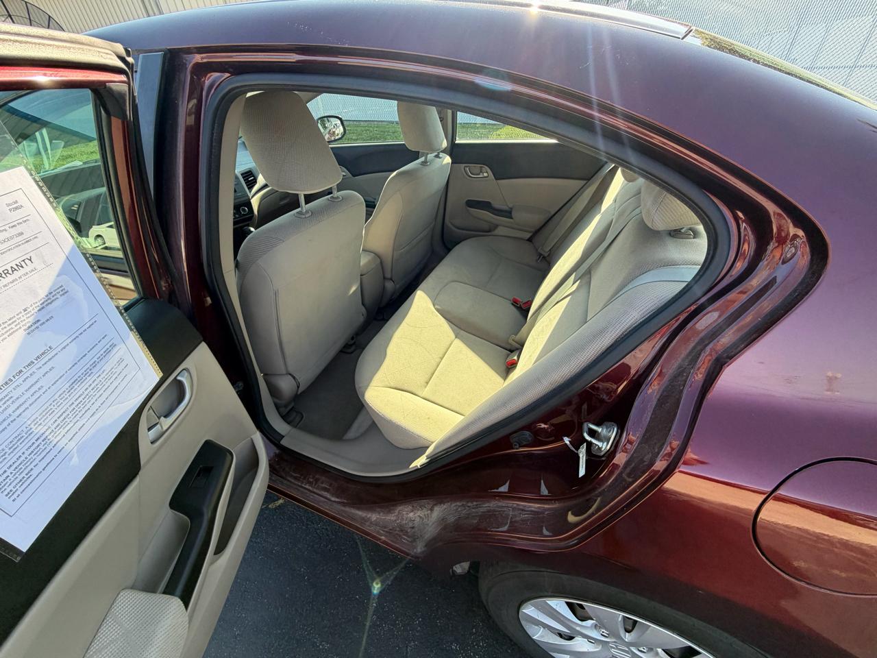 Honda Civic Sdn 4dr Auto LX 2012