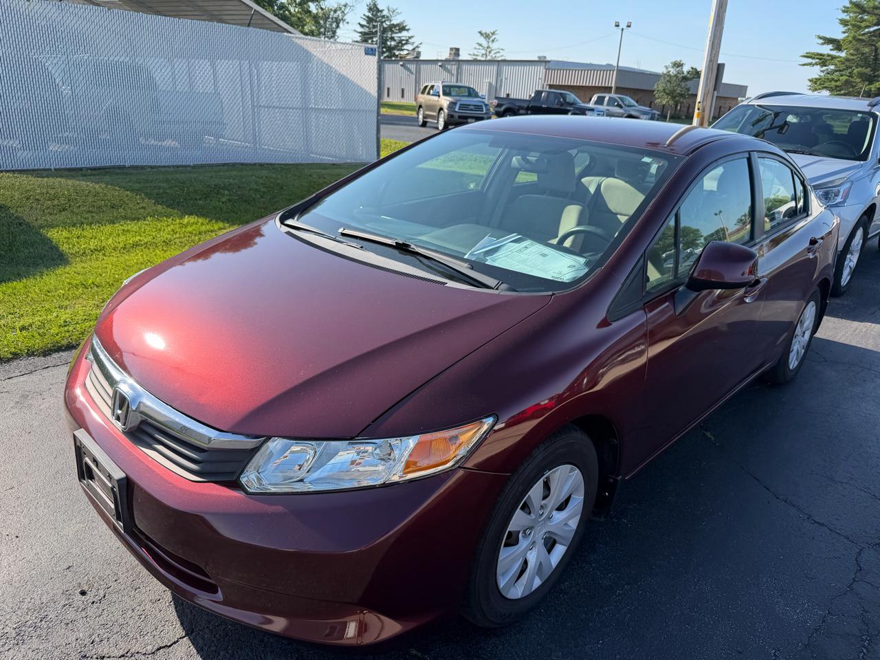Honda Civic Sdn 4dr Auto LX 2012