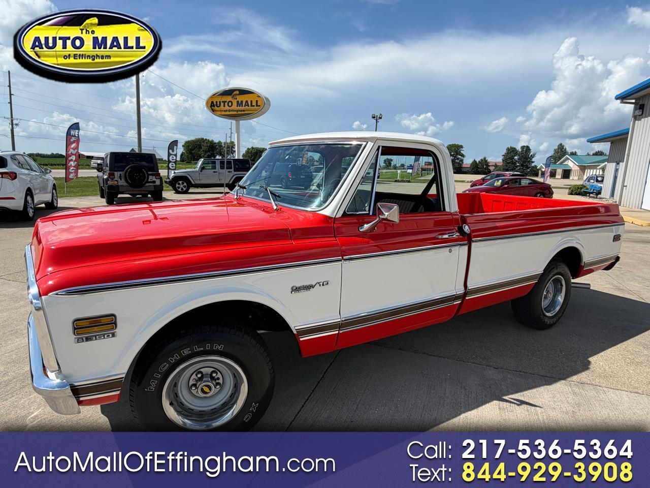 1972 Chevrolet 1/2 Ton Pickups Fleetside 131.5"