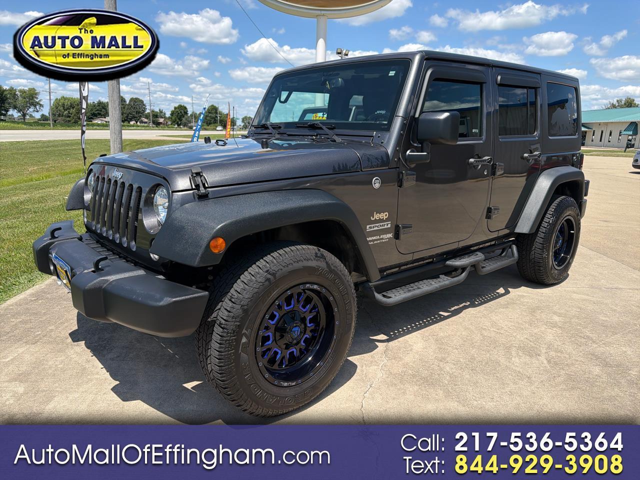2018 Jeep Wrangler JK Unlimited Sport S 4x4