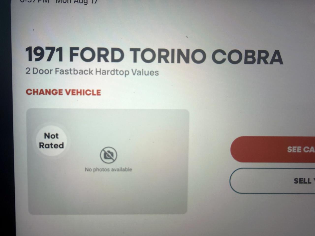 Ford Cobra  1971