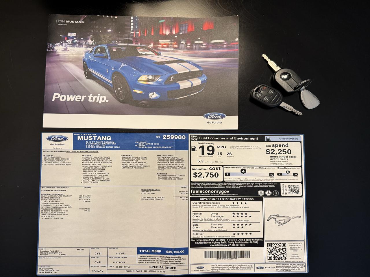 Ford Mustang 2dr Cpe GT 2014