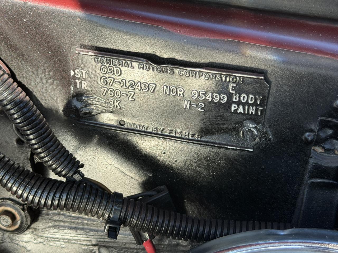 Chevrolet Camaro 2dr Coupe 1967