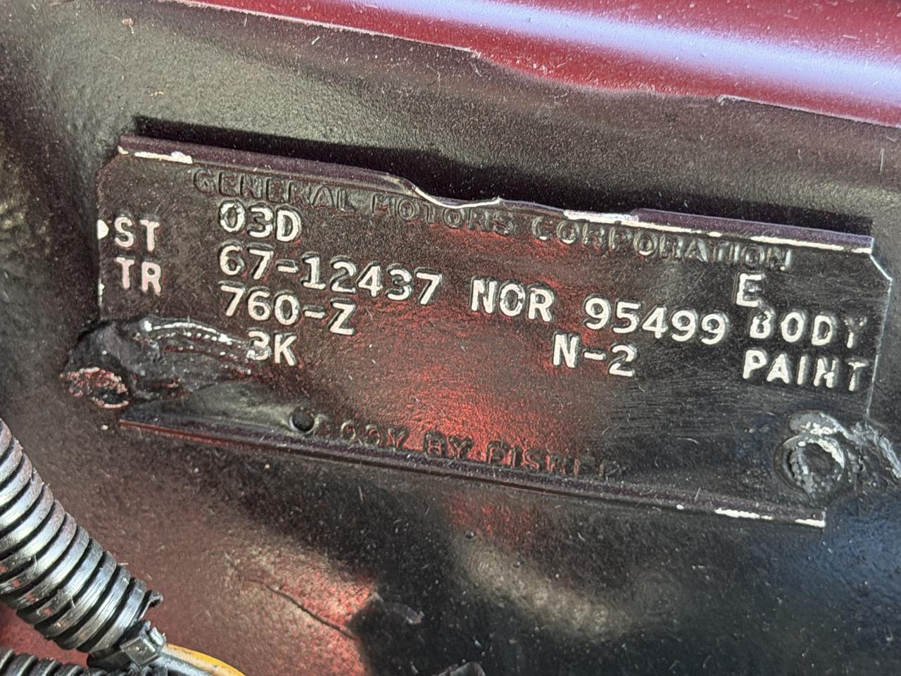 Chevrolet Camaro 2dr Coupe 1967