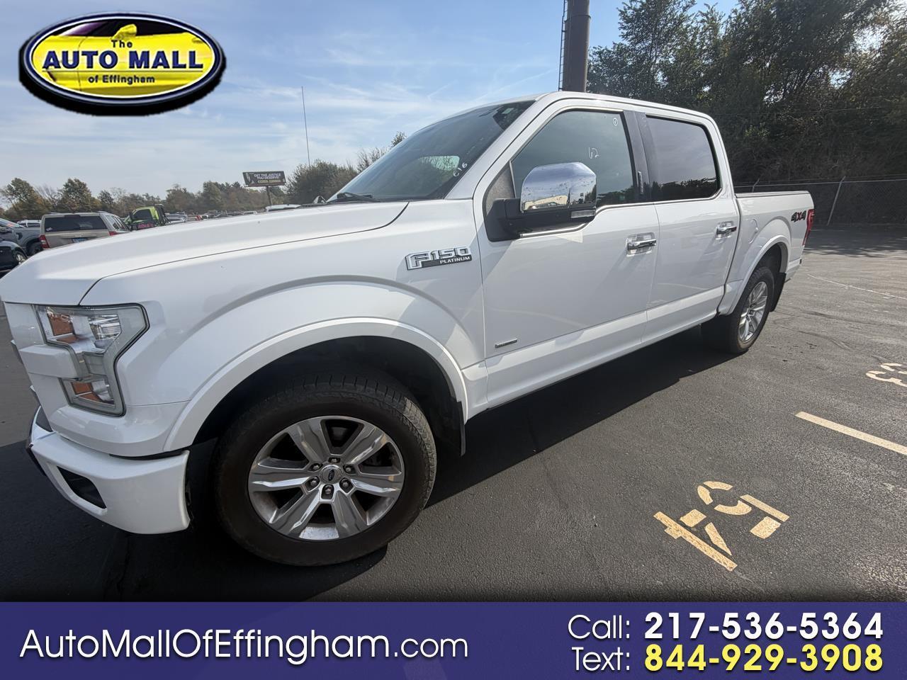 Ford F-150 4WD SuperCrew 145" Platinum 2016