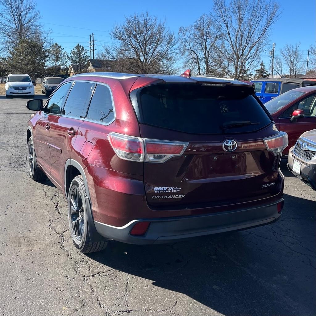 Toyota Highlander XLE AWD V6 2015